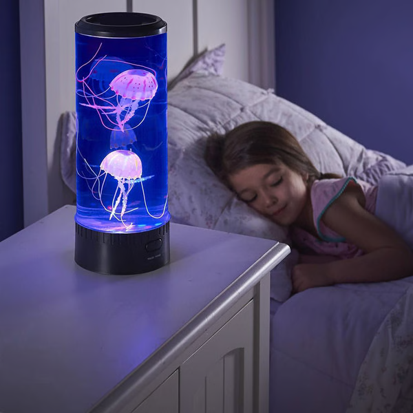 LED Jellyfish Lava Lamp & Aquarium for Kids & Adults -...