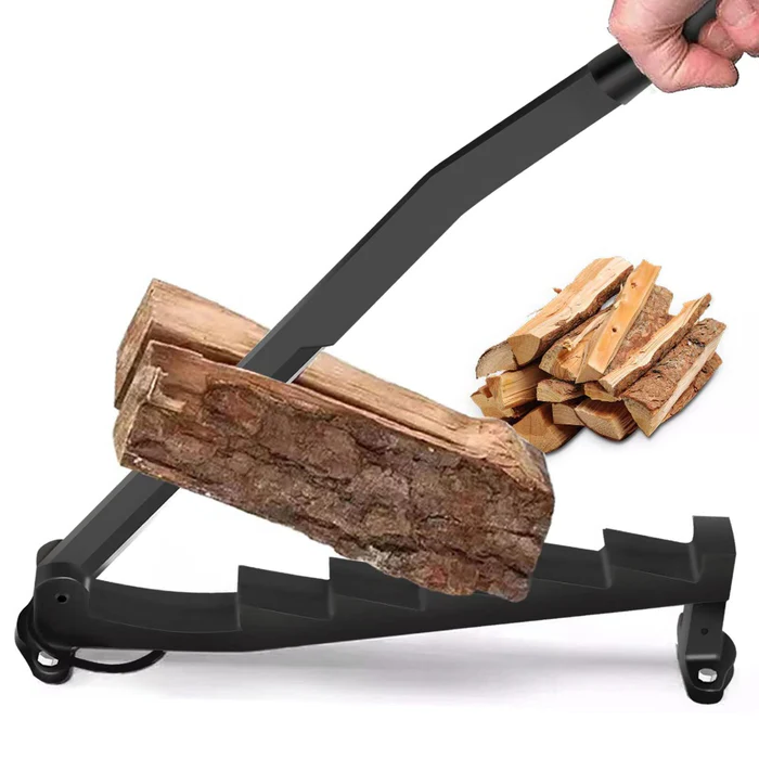 Hanging Carbon Steel Firewood Chopping Machine -...
