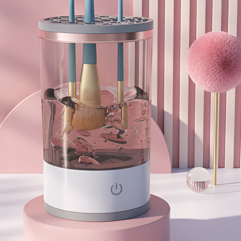 3-in-1 Cosmetic Brush Cleaner Machine - Electric Makeup...