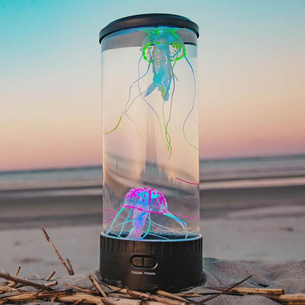 LED Jellyfish Lava Lamp & Aquarium for Kids & Adults -...