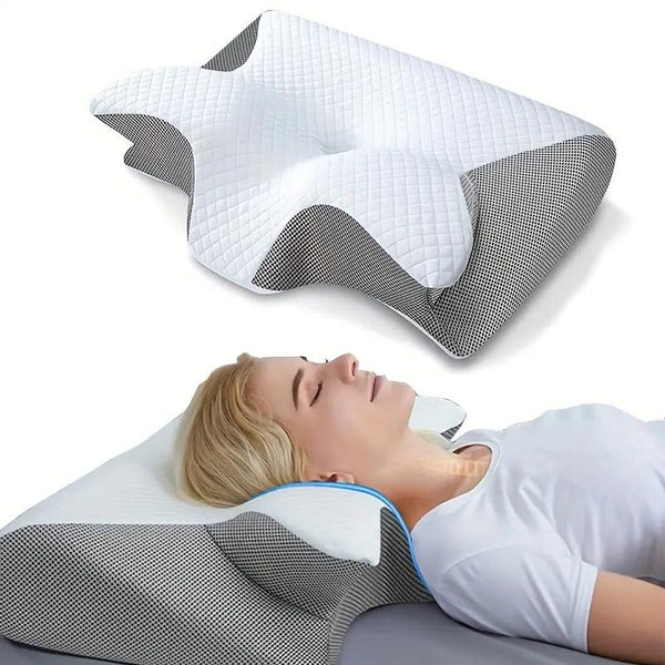 Butterfly Shape Pillow with Armrests - Ideal for Side...