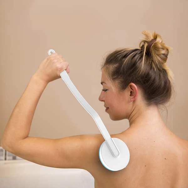 Long Handled Back Lotion Applicator and Massager – Easy...