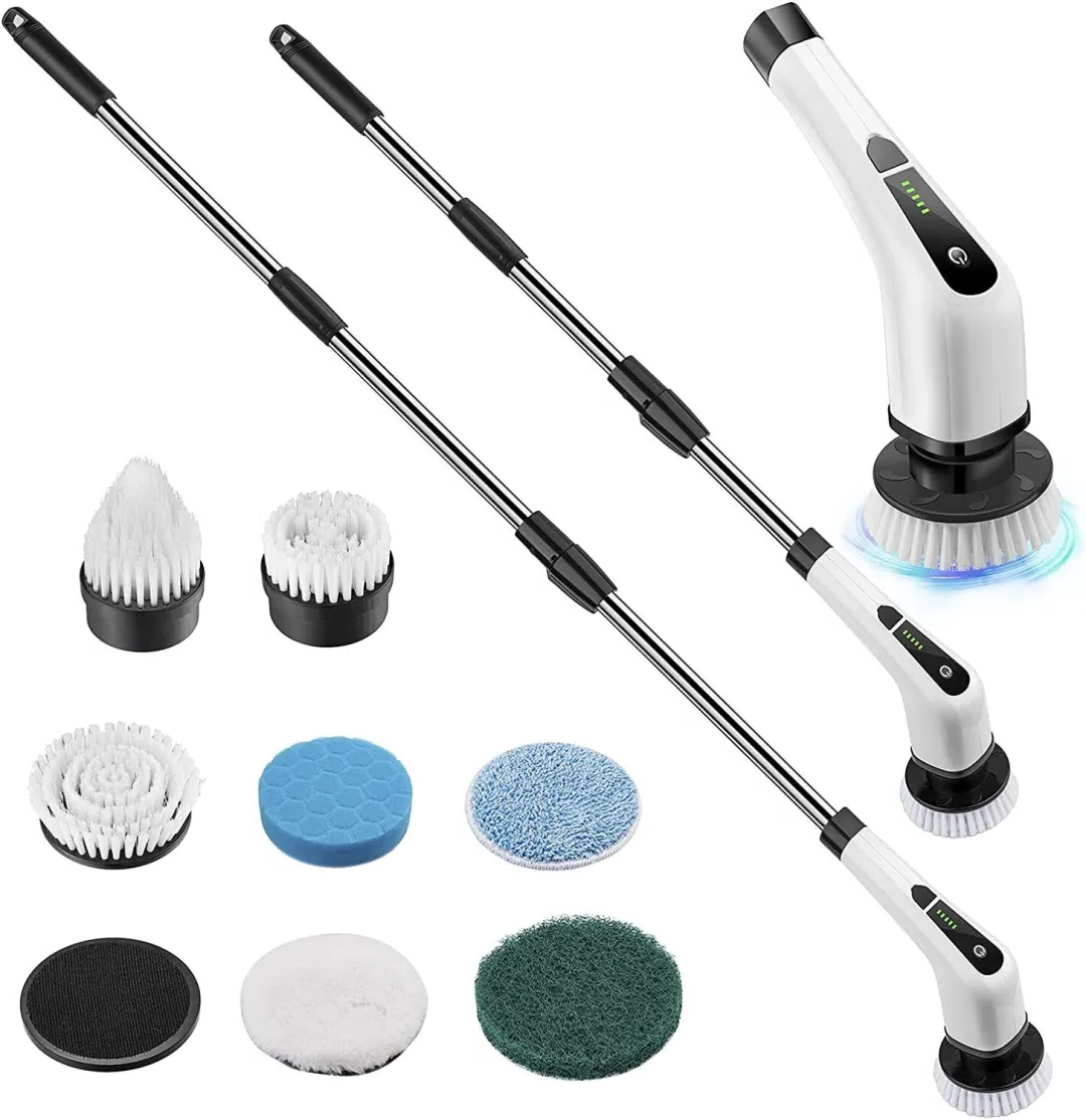 Electric Spin Power Scrubber Cordless Cleaning Brush...