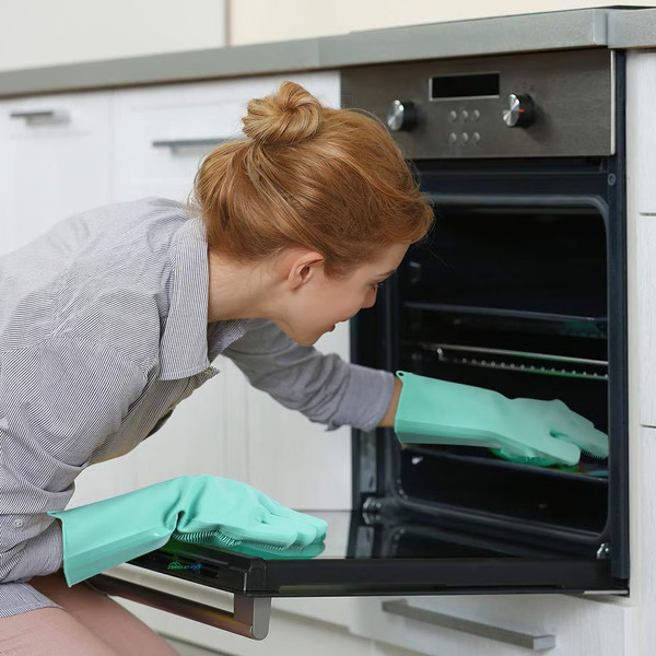 Magic Silicone Dishwashing Gloves - Reusable Cleaning...