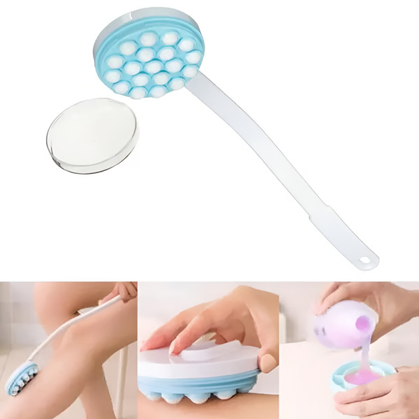 Long Handled Back Lotion Applicator and Massager – Easy...