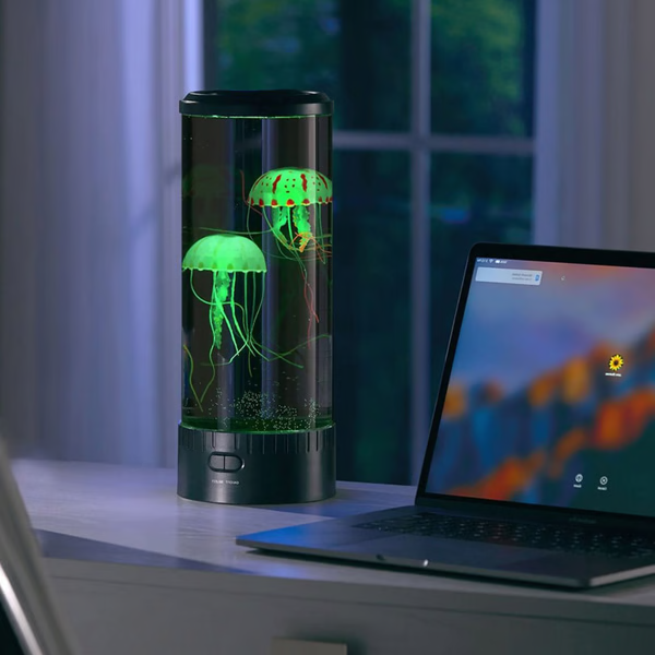 LED Jellyfish Lava Lamp & Aquarium for Kids & Adults -...