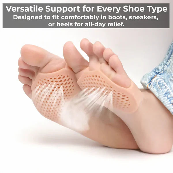 Breathable Gel Metatarsal Pads for Foot Comfort & Pain...