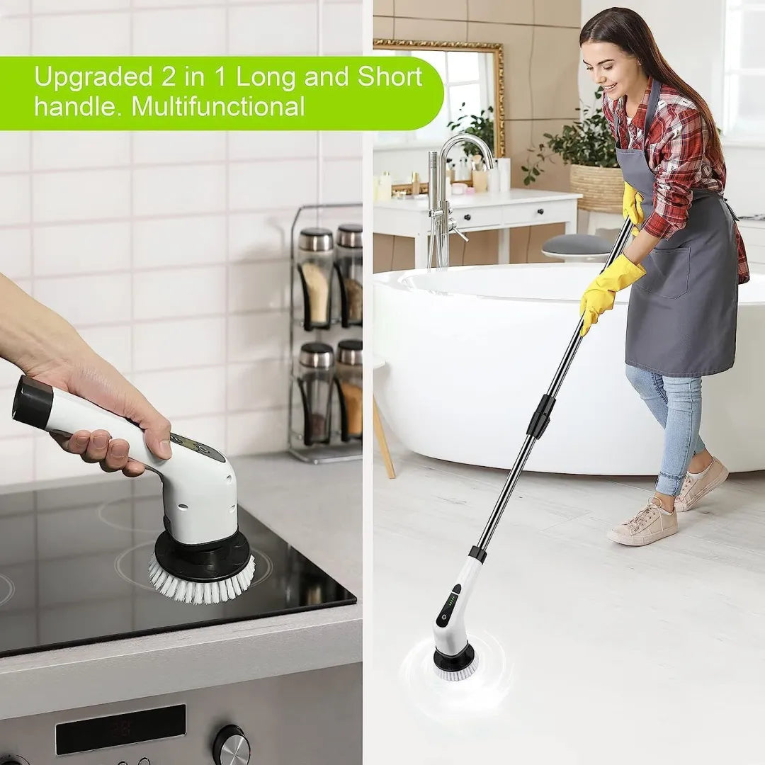 Electric Spin Power Scrubber Cordless Cleaning Brush...