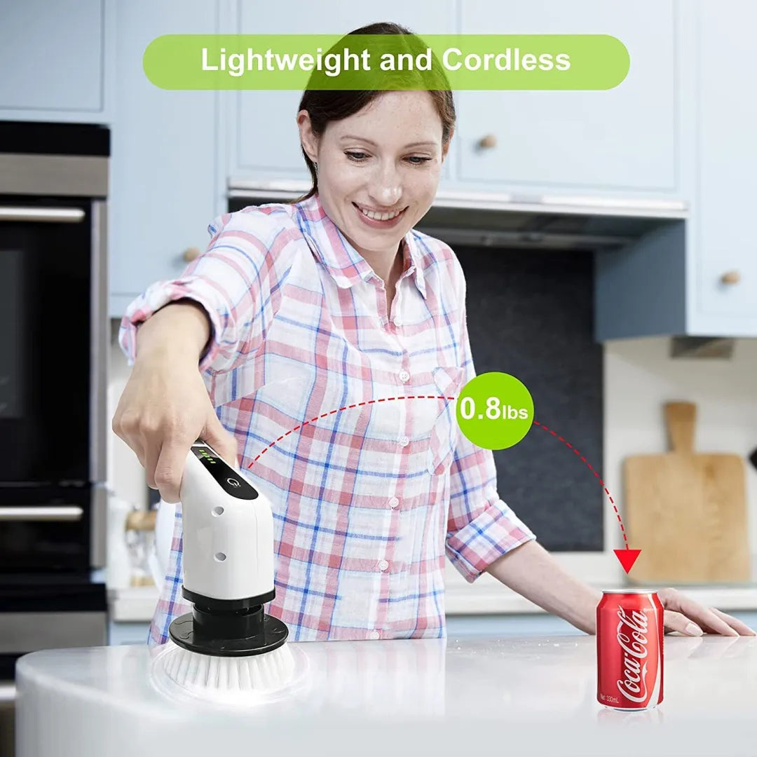 Electric Spin Power Scrubber Cordless Cleaning Brush...
