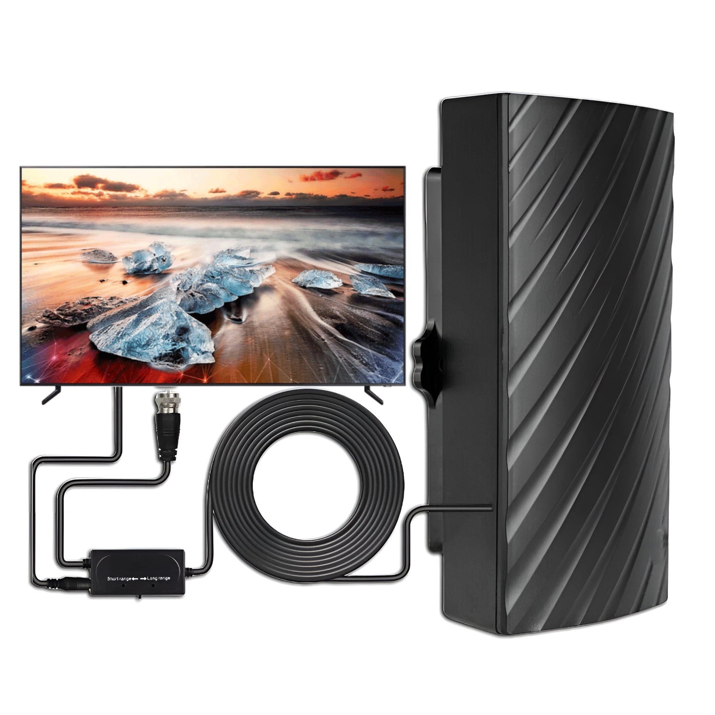 Long Distance 2025 Indoor Outdoor Antenna Box Edition...