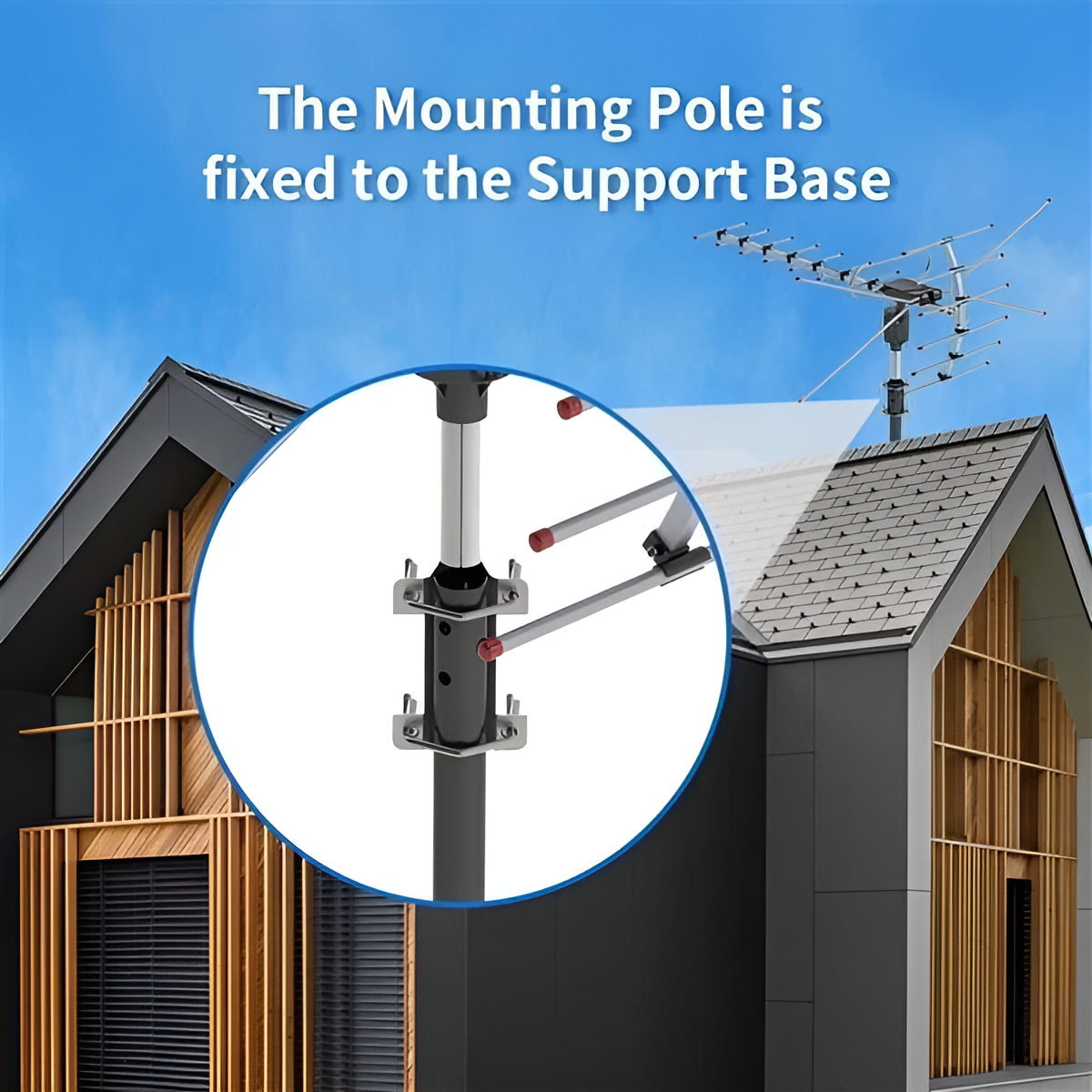 Extra Range 2025 Digital Outdoor HD TV Antenna with...