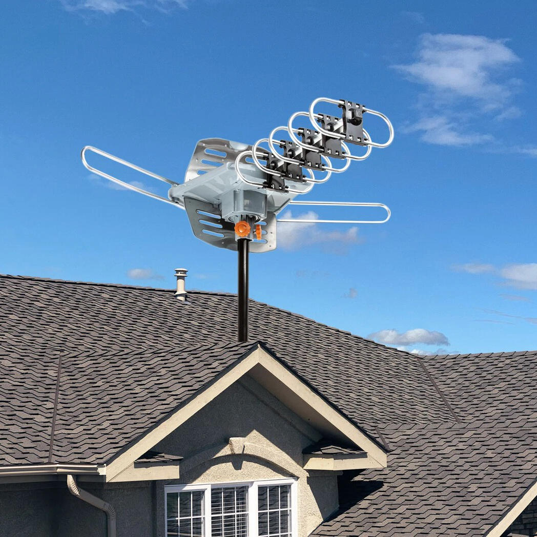 Long Range Digital HD TV Antenna with Full 360...
