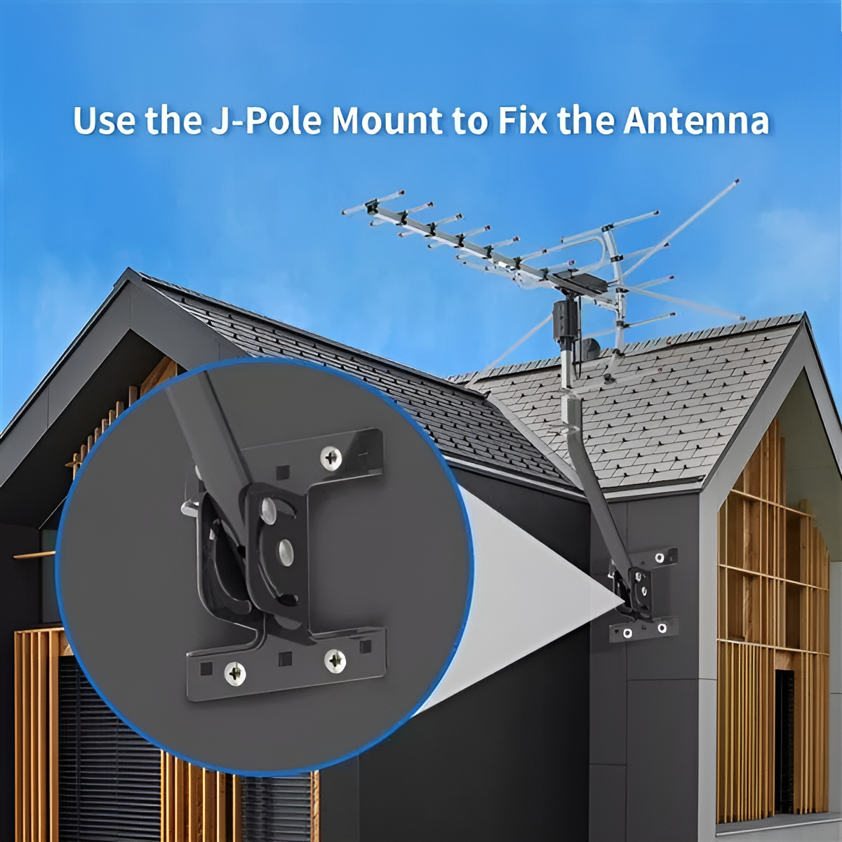 Extra Range 2025 Digital Outdoor HD TV Antenna with...