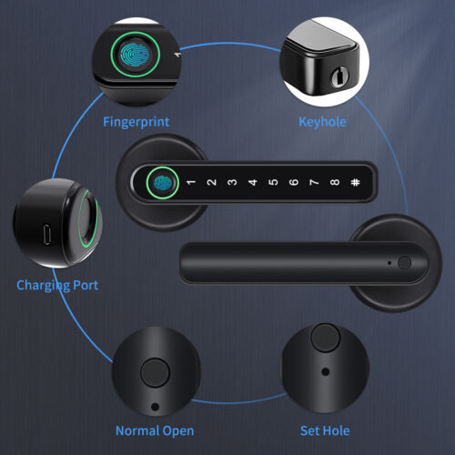 Fingerprint Smart Door Lock - Mobile App Remote Control...