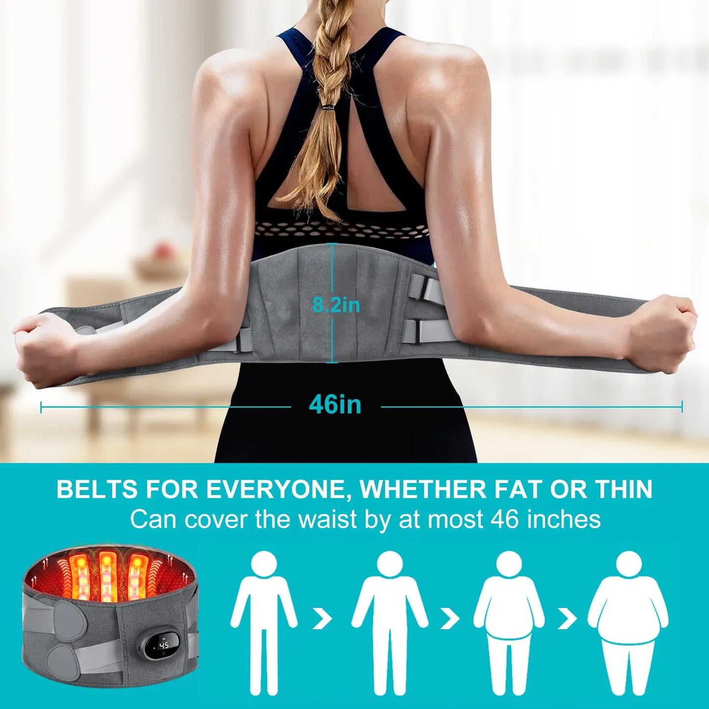 Heating Pad and Lower Back Massager